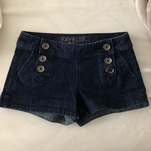 Express Jeans denim shorts - Dark Wash